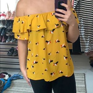 Off the shoulder top